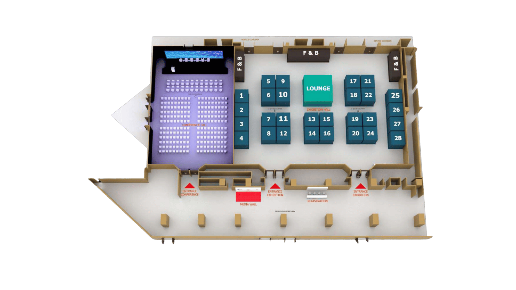 AIM KSA 2026 floor plan
